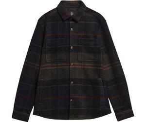 Barbour - Soft and warm overshirt - Woodlane Brushed Check Overshirt Shadow Classic Tartan for Men in Wool - Size M - Green Green M