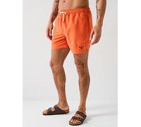 Barbour Staple Logo 5' Swim Short - Bright Red, Bright Red, Size 2Xl, Men Bright Red