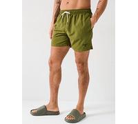 Barbour Staple Small Logo 5" & Swim Shorts, Green, Size S, Men Green