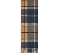 BARBOUR Tartan Cashmere Blend Scarf with Fringed Edges - Size: OS - male