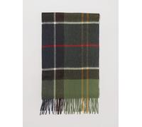 BARBOUR Tartan Cashmere Blend Scarf with Fringed Edges - Size: OS - male