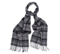 Barbour Tartan Lambswool Scarf - Grey - Size: One Size