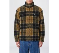 BARBOUR Tartan Pattern Fleece Jacket with High Neck and Zip Closure - Size: S - male