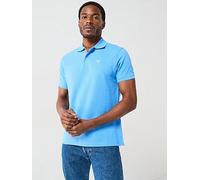 Barbour Tartan Pique Polo Shirt, Blue, Size M, Men Blue