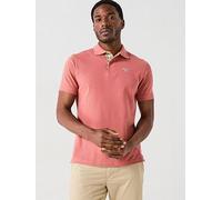 Barbour Tartan Pique Regular Fit Polo Shirt, Pink, Size 2Xl, Men Pink