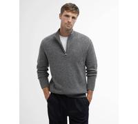Barbour Tisbury Half Zip Knitted Jumper - Classic Grey - Large