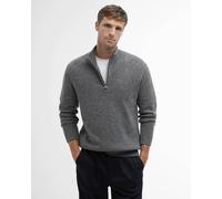Barbour Tisbury Half Zip Knitted Jumper - Classic Grey - Medium