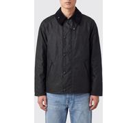 BARBOUR Transport Short Waxed Cotton Jacket with Corduroy Collar - Size: 42 - male