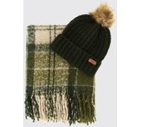 BARBOUR Two-Piece Tartan Wool Scarf and Hat Set - Size: OS - female