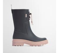 Barbour UK 7 Women's Devlin Mid Wellingtons - Grey