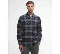 Barbour Lifestyle Mens Valley Tailored Checked Shirt - Colour: BR17 Dark Oak - Size: Large