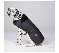 Barbour Waxed Cotton Dog Coat - Black - Size: Large - Dog Jackets