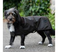 Barbour Waxed Cotton Dog Coat - Green - Size: Large - Dog Jackets