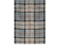 BARBOUR WELTON TARTAN GREY BEIGE SCARF One Size