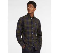 Men's Barbour Wetherham Tailored Mens Shirt - Green - Size: 38/Regular