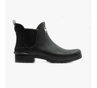 Barbour WILTON Womens Chelsea Wellington Boots Black - UK 4