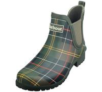 Barbour Wilton Womens Wellington Boots in Tartan - 8 UK