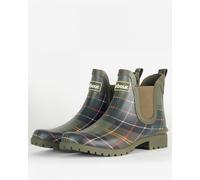 Barbour Womens Wilton Wellies Waterproof Ladies Rubber Wellingtons - Classic Tartan, Classic Tartan, 7 UK