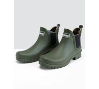 Barbour Wilton Womens Wellingtons - Olive material_Rubber - Size UK 7