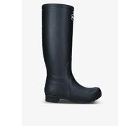 Barbour Womens Barbour Abbey Logo-Patch Rubber Wellington Boots Black Eur 36 / 3 UK Women