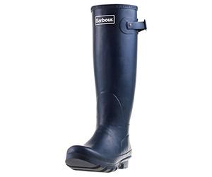 Barbour Womens Bede Waterproof Wellingtons Snow Winter Mid Calf Boots - Navy - 5
