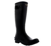 Barbour Womens Bede Wellingtons Waterproof Mid Calf Snow Winter Boots - Black - 4