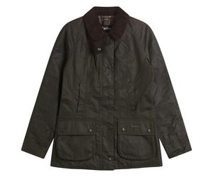 Barbour Women's Classic Beadnell Wax Jacket Olive UK 6
