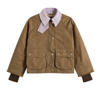 Barbour Women's Crop Beadnell Jacket Sand/Dress