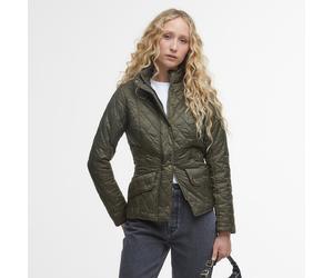 Barbour Women's Flyweight Cavalry Quilted Jacket - Olive - Size: UK16