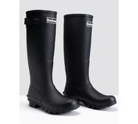 Barbour Womens Ladies Bede Wellington Boots - Black, Size: UK 6 Cotton - Size UK 6