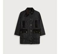 Barbour Women's Reimagined Icons Modern Beaufort Wax Jacket Classic Tartan/Olive UK 14