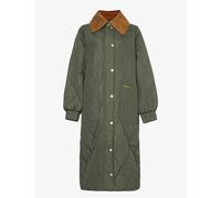 Barbour Womens Sage Ancient Re-engineered Marsett Recycled-polyester Jacket 12