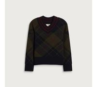 Barbour Women's Shae Knitted Jumper Shadow Classic Tartan UK 12