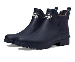 Barbour Women's Wilton Chelsea Welly Rain Boot, Navy, 4.5 UK