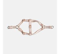 Barc London Champagne Stripe Fabric Dog Harness - L