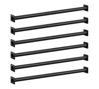 Barcaloo 30 Inch Monkey Bars for Backyard Playground Equipment & Treehouse Accessories - 6 Pack Black Outdoor Monkey Bar Kit DIY Playground Handles for Kids Swing Set