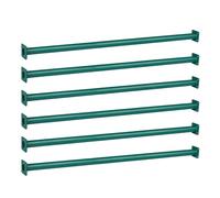 Barcaloo 36 Inch Monkey Bars for Backyard Playground Equipment & Treehouse Accessories - 6 Pack Green Outdoor Monkey Bar Kit DIY Playground Handles for Kids Swing Set