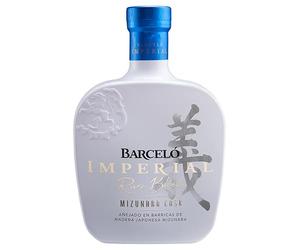 Barceló Rum | Imperial Mizunara Cask Dominican Rum | 70cl | 43% vol | B Corp | Made in the Dominican Republic From Sugar Cane Juice | Finished in Mizunara Japanese Oak | Best Enjoyed Neat