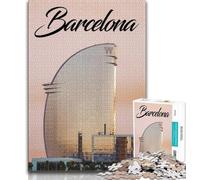 Barcelona 1000 Piece Jigsaw Puzzles for Adults Gifts,Help The Brain Exercise Addictive Toys to Cultivate Patience Great Gift 50x75cm