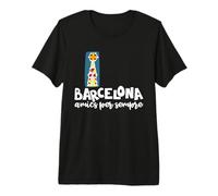Barcelona Amics Per Sempre Catalan Gaudí Premium T-Shirt