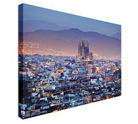 Barcelona Cathedral City Centre Canvas Art Cheap Wall Print Home Interior 12x16 inches | Canvas Art Cheap Wall Print, classic style canvas prints, premium wooden frames