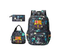 (Barcelona) Champions League backpack fashion trend Real Madrid Barcelona Paris Grand Backpack Student schoolbag men's Manchester City Manchester United