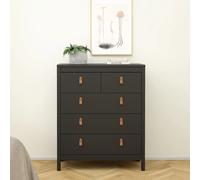 Barcelona Chest - 3+2 Drawer - Black