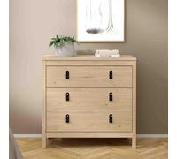 Barcelona Chest - 3 Drawer - Jackson Hickory Oak