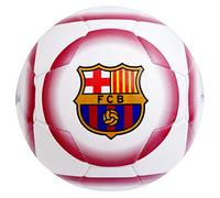 Barcelona FC Boy 26 Panel Crest Football - White, Size 5