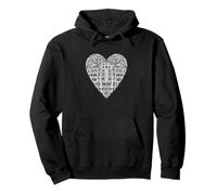 Barcelona Heart Shape Pattern Antoni Gaudí Pullover Hoodie