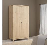 Barcelona Jackson Hickory Oak 2 Door Wardrobe