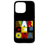 Barcelona Letters Design Case for iPhone 15 Pro Max