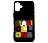 Barcelona Letters Design Case for iPhone 16 Plus