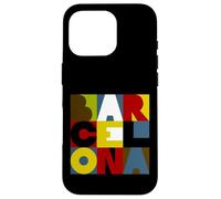 Barcelona Letters Design Case for iPhone 16 Pro